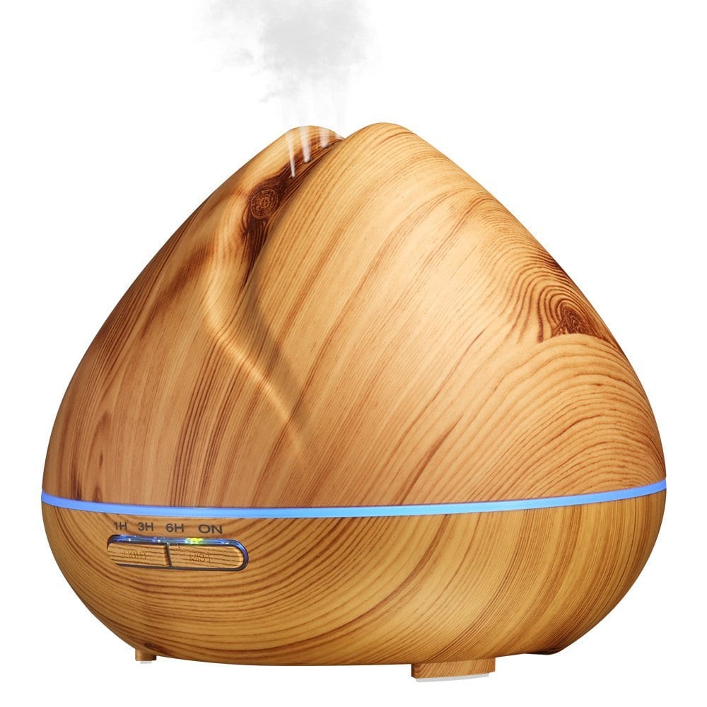 Wooden Volcano Diffuser (Light Wood Cover)