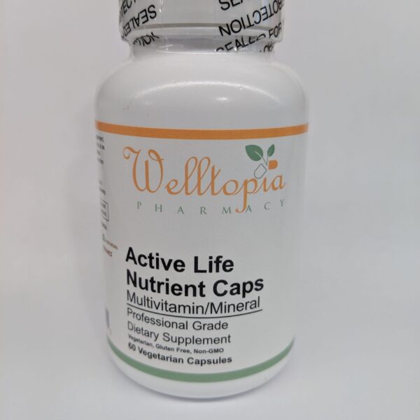 Active Life Nutrient Caps - 60 Vegetarian Capsules - Welltopia Vitamins & Supplement Pharmacy