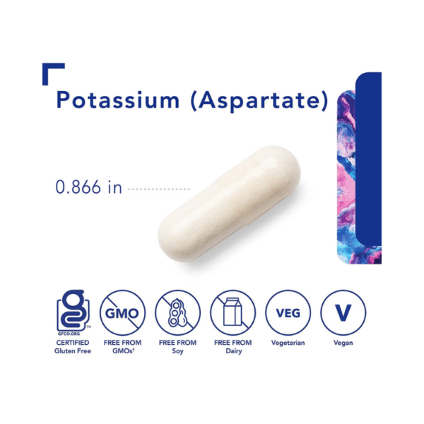 Potassium (aspartate) 90 vcaps