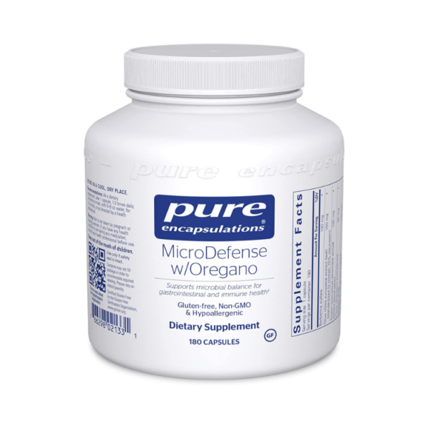 MicroDefense W/ Oregano By Pure Encapsulations - Welltopia Vitamins & Supplement Pharmacy