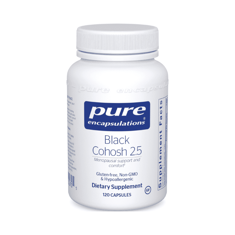 Pure Encapsulations Black Cohosh 2.5 - Welltopia Vitamins & Supplement Pharmacy