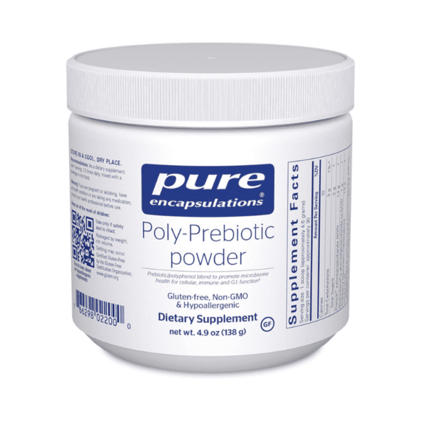 Poly-Prebiotic Powder By Pure Encapsulations - Welltopia Vitamins & Supplement Pharmacy