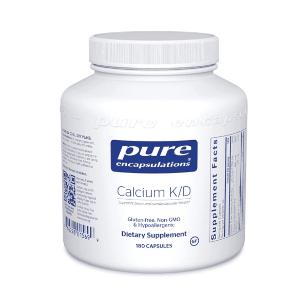 Calcium K/D By Pure Encapsulations - Welltopia Vitamins & Supplement Pharmacy