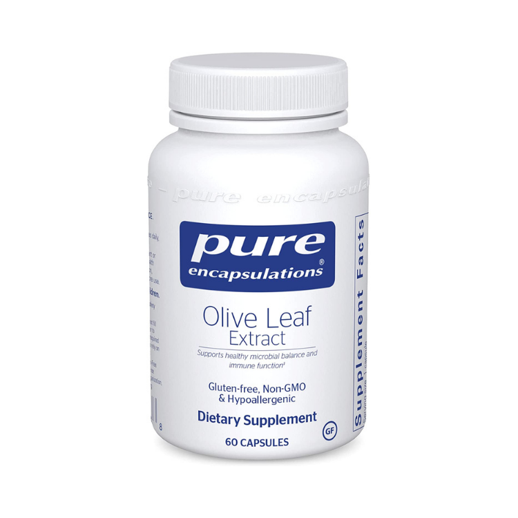 Olive Leaf Extract By Pure Encapsulations - Welltopia Vitamins & Supplement Pharmacy