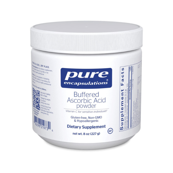 Buffered Ascorbic Acid Powder By Pure Encapsulations - Welltopia Vitamins & Supplement Pharmacy