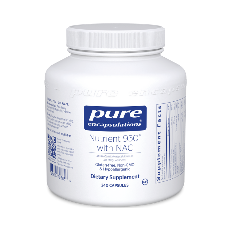 Nutrient 950 With NAC By Pure Encapsulations - Welltopia Vitamins & Supplement Pharmacy