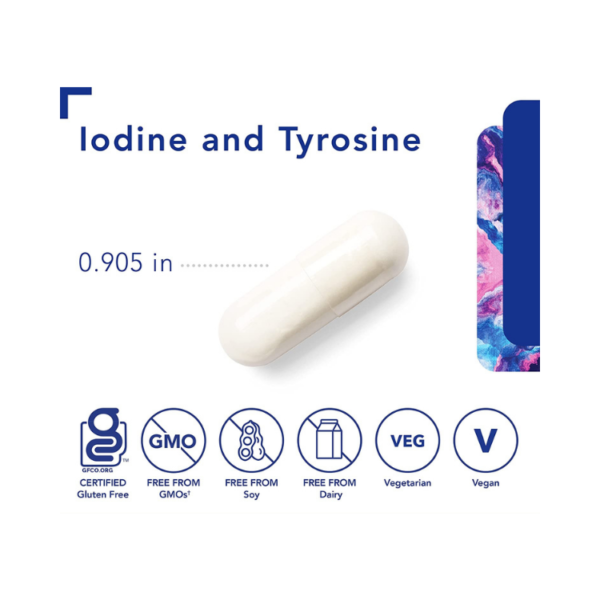 Iodine and Tyrosine 120 vcap