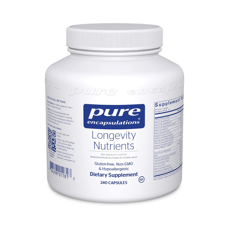 Longevity Nutrients By Pure Encapsulations - Welltopia Vitamins & Supplement Pharmacy