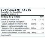 Buffered C Powder 8.32 oz supplement fact