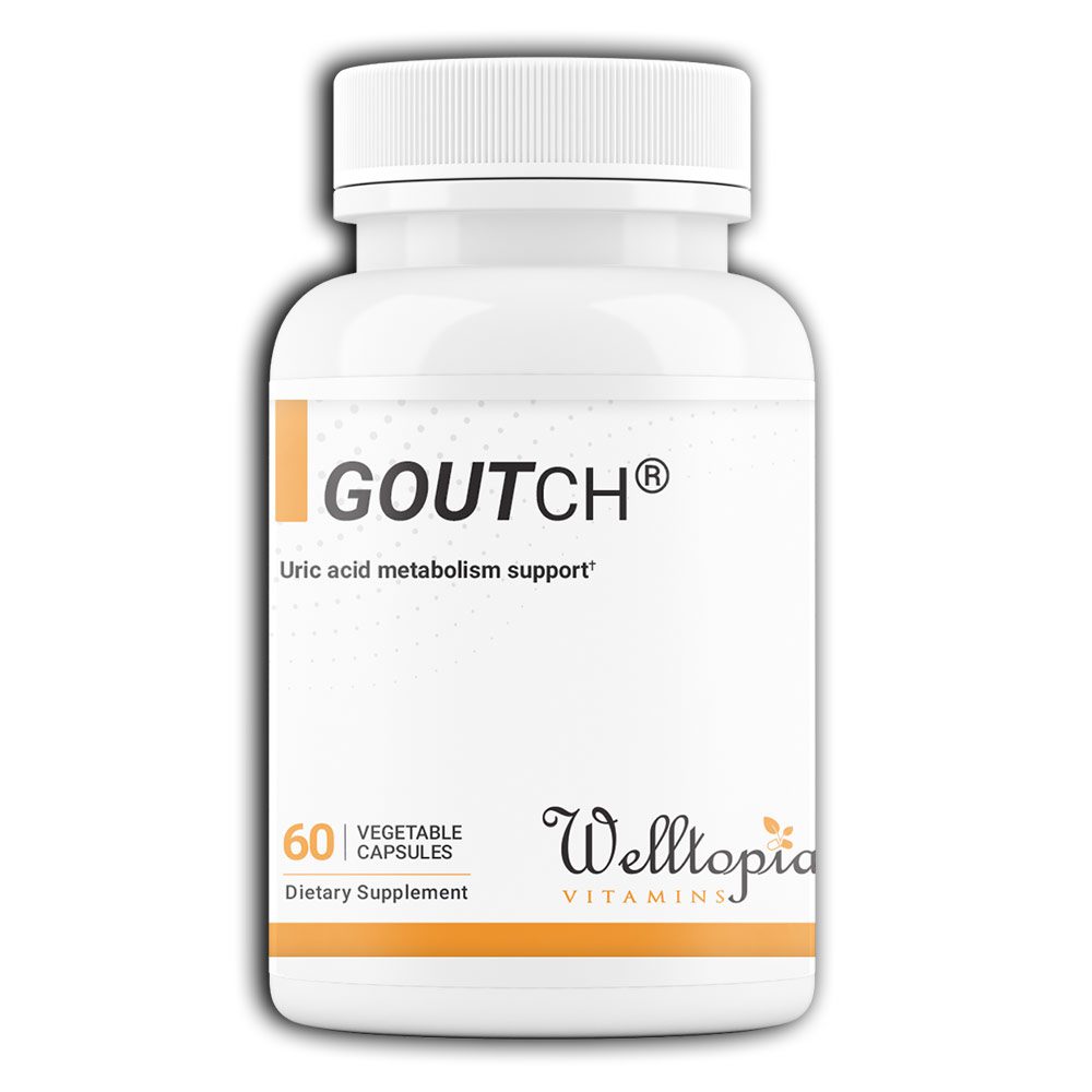 Goutch - 60 Vegetable Capsules - Welltopia Vitamins & Supplement Pharmacy
