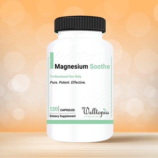 Magnesium Soothe - 120 Capsules - Welltopia Vitamins & Supplement Pharmacy
