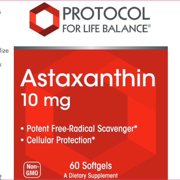 Astaxanthin 10 mg 60 gels