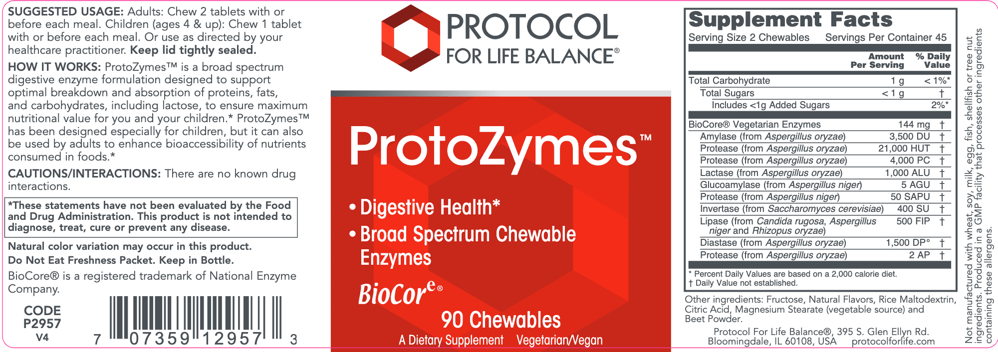 ProtoZymes 90 chews